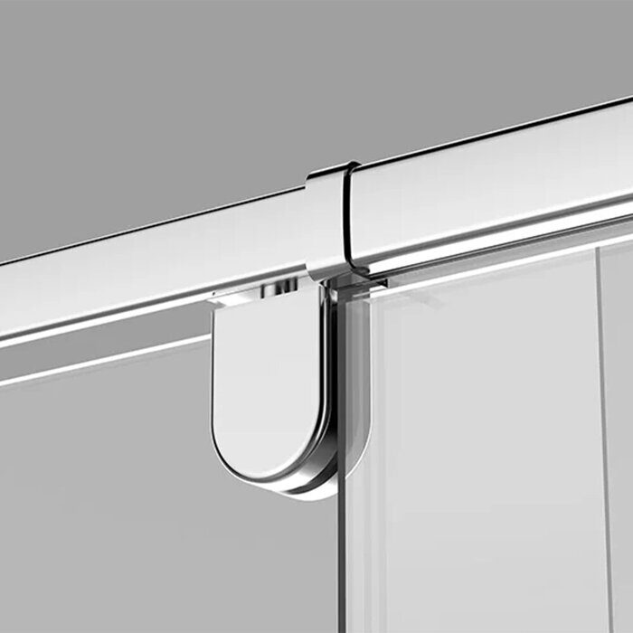 Veconi VN32 душевая дверь распашная 100х195 см, профиль хром