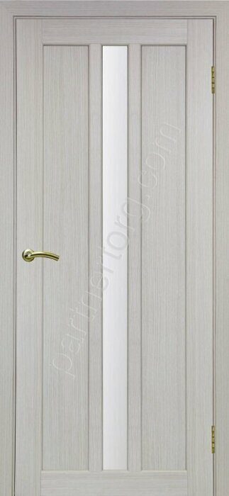 Парма 413.121 межкомнатная дверь дуб беленый FL со стеклом на выбор