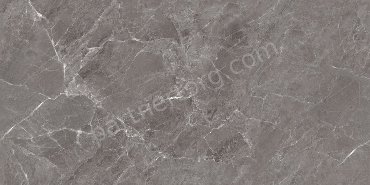 Mramor Chic Grey темно-серый полированный керамогранит 60х120см Ceradim