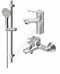 F40985C00 Sunny, набор 3в1: см-ль д/умывальника, см-ль д/ванны/душа, душевой комплект, шт.