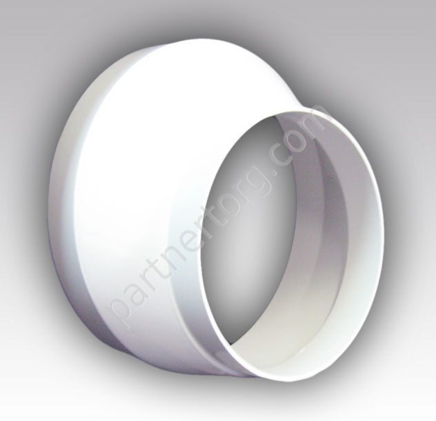 Редуктор пластмассовый для круглых каналов эксцентриковый РЭП 125х160 мм