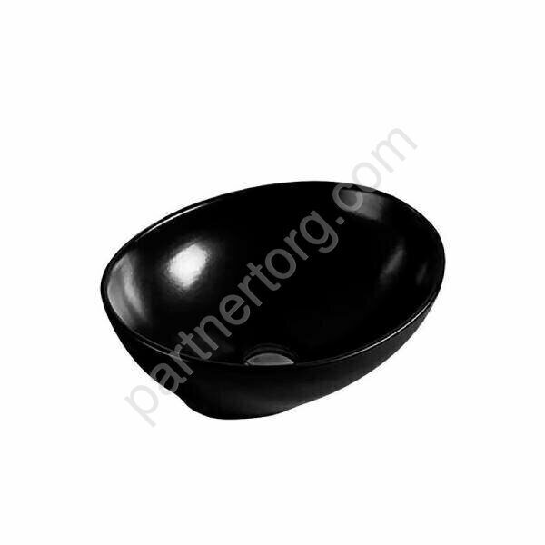 Раковина накладная черная 7138MB-805 41х33х14.5 см