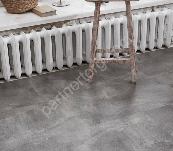 Серый бетон LVT клеевая плитка ПВХ Vinilam Ceramo Stone Glue 2,5 мм