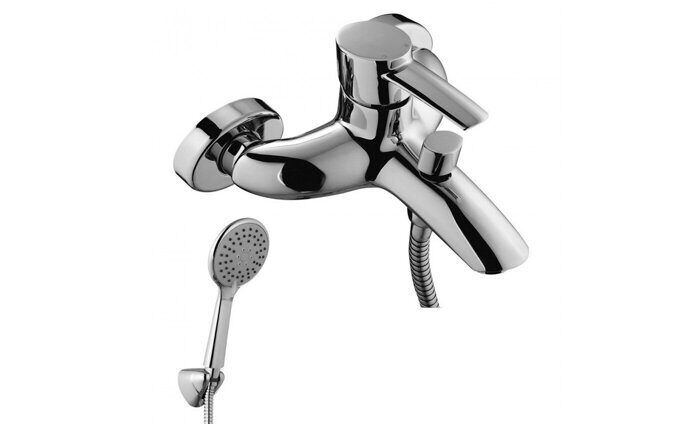 Atlantiss LM3202C, смеситель для ванны и душа, с коротким изливом, хром Lemark
