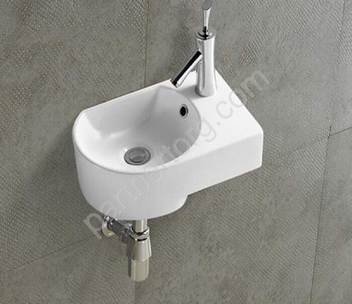 CeramaLux 9273 раковина подвесная белая