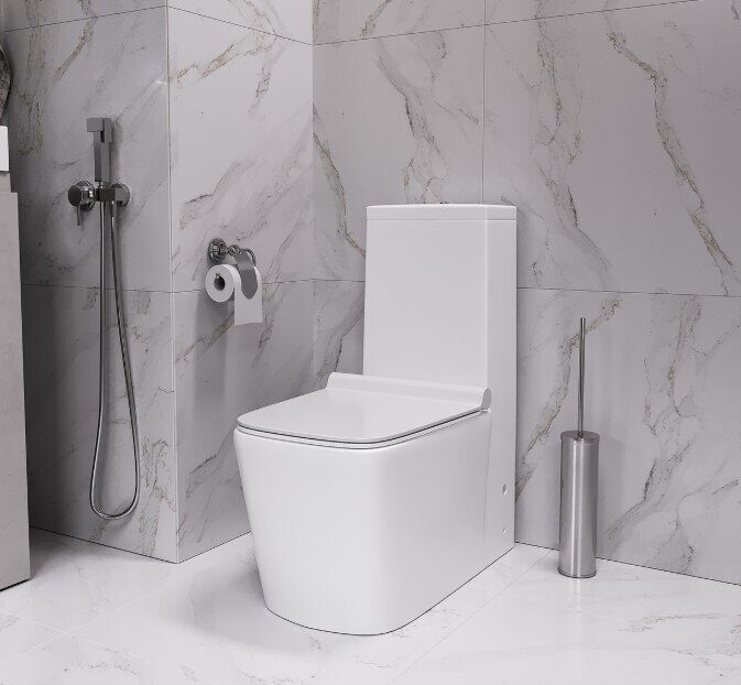 Grossman Falcon GR-4400S напольный унитаз моноблок белый с сидением