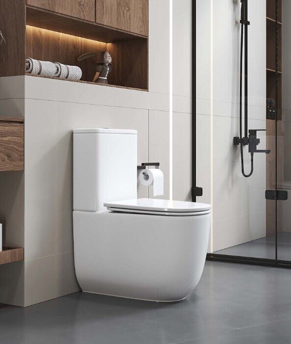 Optima Plus Aquatek унитаз напольный безободковый Торнадо с сидением