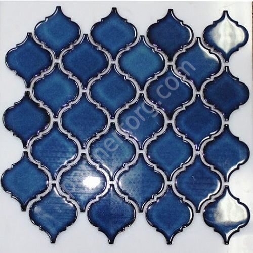 Синяя керамическая мозаика Rustik series R-303