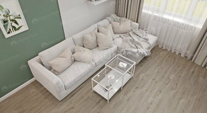 Прэсто SPC замковая кварцвиниловая плитка Alpine Floor ЕСО 14-8