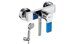 Aura LM0603C, смеситель для ванны и душа, с однофункциональной лейкой, хром Lemark