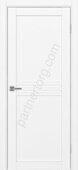 Турин 552.12 межкомнатная дверь белый снежный со стеклом лакобель белое