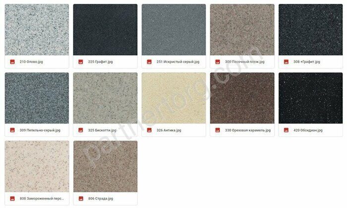 Fostogran FG 64-50, 630х500 кварцевая кухонная мойка в ассортименте