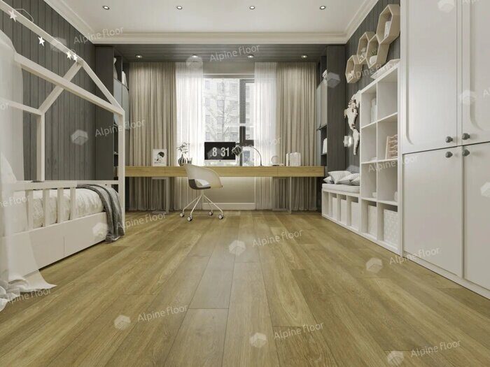 Бук каменно-полимерная замковая SPС плитка Alpine Floor Classic ECO 141-8 MC