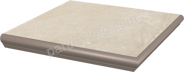 Cotto Crema Kapinos Stopnica Narozna плитка клинкерная ступень с капиносом угловая Paradyz Ceramics