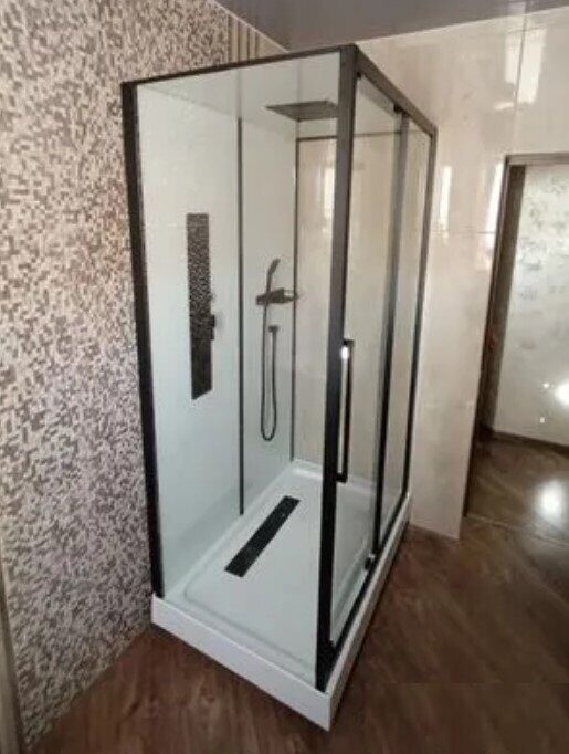 ODA-8805 Р душевая кабина прямоугольная 120х80, матовое стекло, низкий поддон