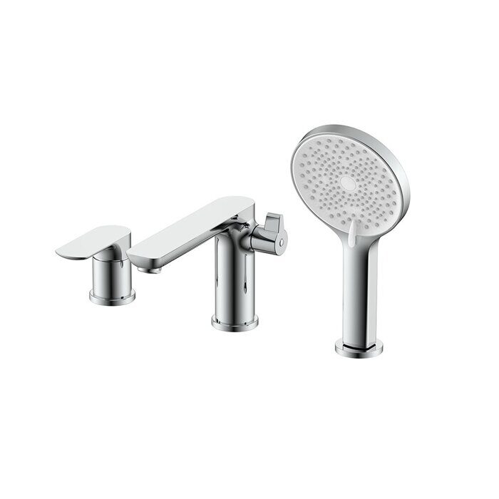 Raglo R03.31 смеситель для ванны на 3 отверстия, хром