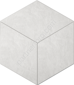 Spectrum Cube Milky White SR00 молочный неполированный керамогранит 25х29см Estima Мозаика