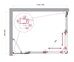 BelBagno LUCE-AH-21-115/90-C-Cr душевой уголок 115х90х195 см, дверь раздвижная, стекло прозрачное, профиль хром