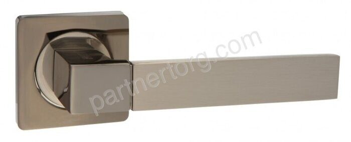 Ручка дверная AL 521-02, черный никель/никель матовый INAL 521-02 BN/SN