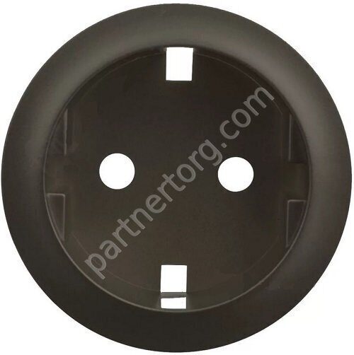 Legrand Celiane лицевая панель для силовой розетки 2К+З, цвет графит