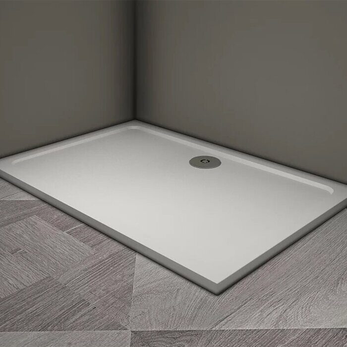 Veconi TZ09-10090PR-01-19C3 душевой поддон прямоугольный 90х3 см, искусственный камень