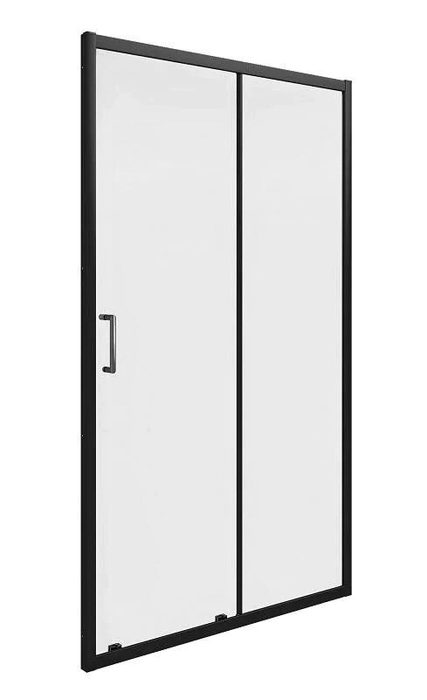 Cuba WTW-110-C-B душевая дверь 110 см, стекло прозрачное, профиль черный
