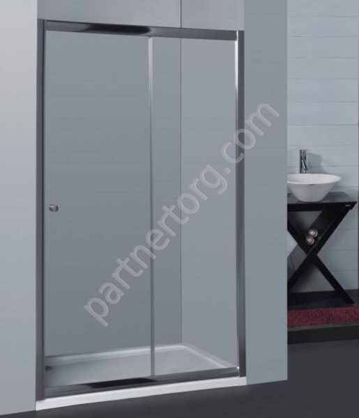 Drop Bravat стеклянная душевая дверь в нишу 1200x2000, одна раздвижная дверь