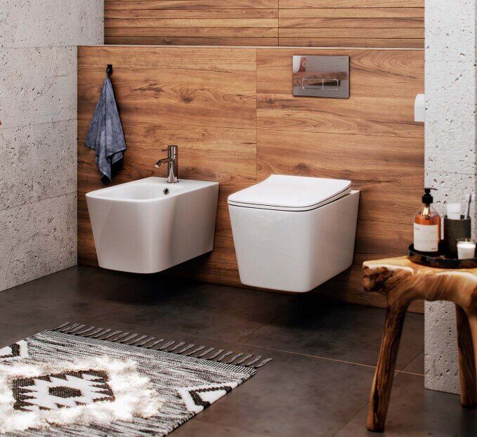 Либра Aquatek унитаз безободковый подвесной с сиденьем Soft Close  AQ1148N-00