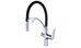 Comfort LM3074C, смеситель для кухни с подключением к фильтру питьевой воды, хром-черный Lemark