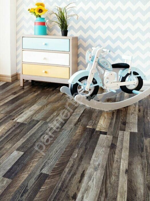 Орех Светлый клеевая напольная плитка Alpine Floor