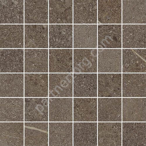 Contempora Burn патинированная мозаичная плитка темно-коричневая Italon 30х30см