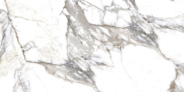 Silvia A17431 керамогранит белый полированный ректификат 120х60см Cersanit