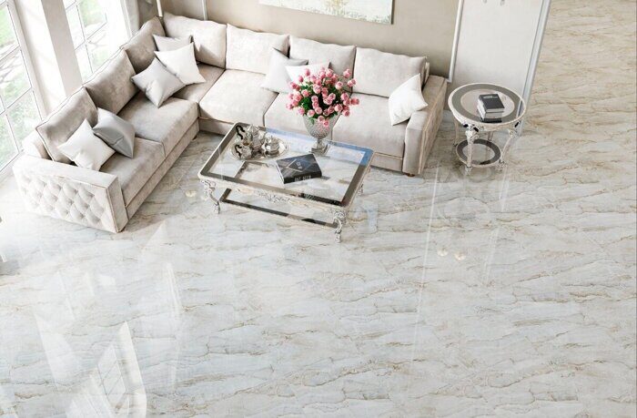 Carrara Polished Staro керамогранит бежевый полированный 60х60 см