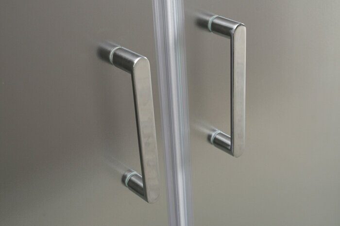 BelBagno UNIQUE-VF-2-150/180-140-C-Cr шторка на ванну (150-180)х140 см раздвижная, стекло прозрачное, профиль хром