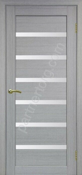 Парма 407.12 межкомнатная дверь дуб серый FL со стеклом на выбор