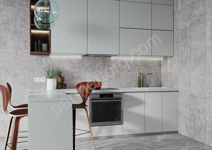 Melody Grey MO03 серый неполированный керамогранит 30х60см Estima