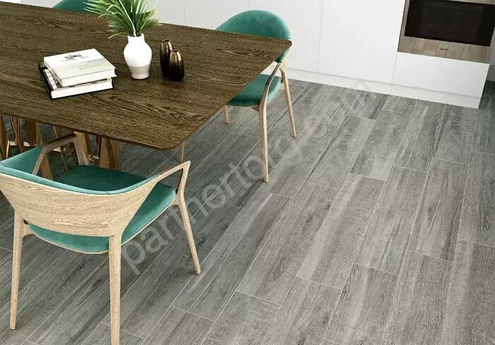 Sherwood керамогранит темно-серый матовый 20х90см Alma Ceramica GFA92SWD07R