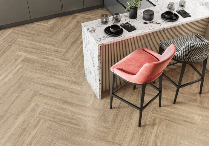 Realwood Beige Delacora керамогранит светло-коричневый матовый sugar-эффект 20х90см