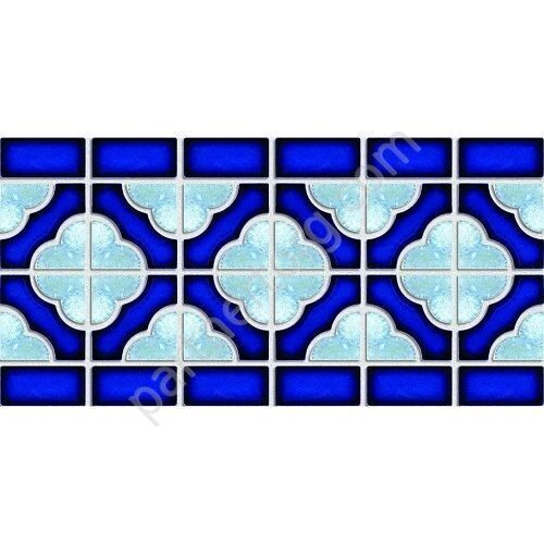 Сине-голубая керамическая мозаика Porcelain series BW0020