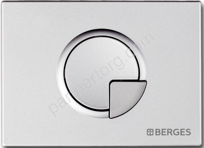 Berges Novum R2 хром матовый клавиша для инсталляции