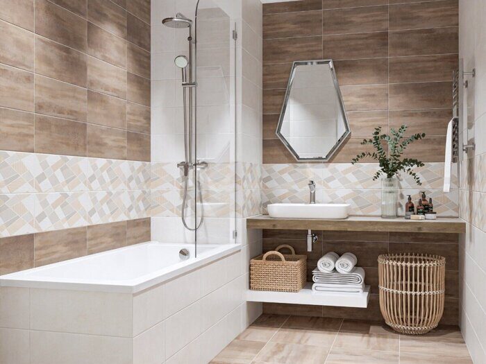 Sonnet Beige плитка для пола коричневая матовая 42х42см Azori