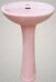 Умывальник с пьедесталом Huida HD7, LP светло-розовый