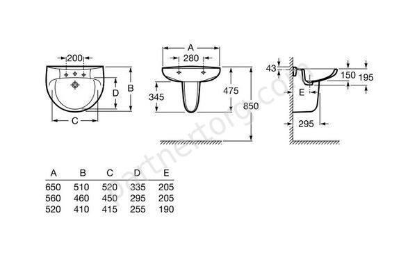Victoria Roca раковина 65х51 см