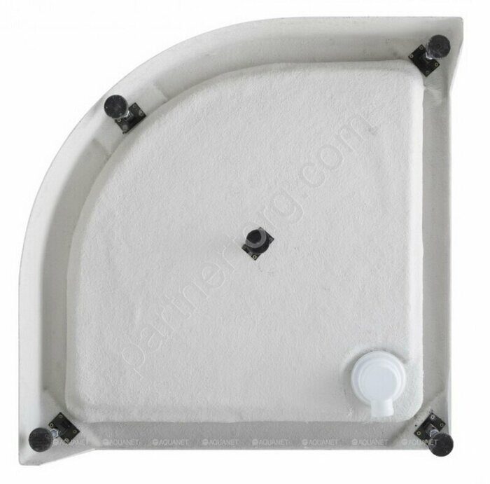Aquanet GL180 душевой поддон белый 90х90