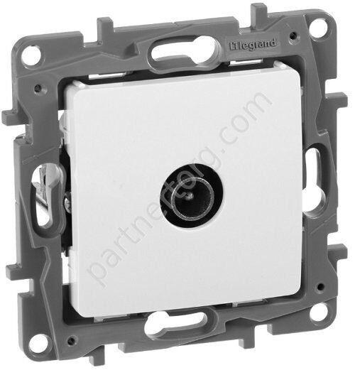 Legrand Etika розетка ТВ "звезда" 0-2400МГц, цвет белый