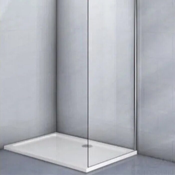 Veconi KP05-90-01-C4 боковая панель 90х190 см, профиль хром, стекло прозрачное