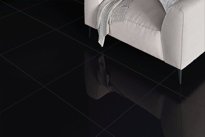 Black Mirror High Gloss Staro керамогранит черный полированный 60х60 см