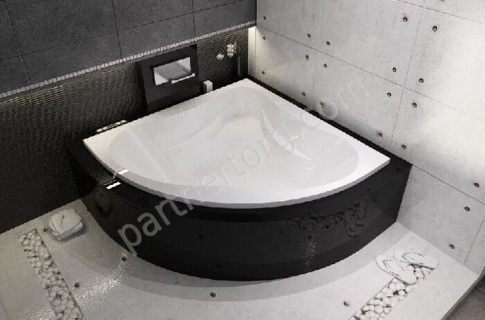 Нео угловая акриловая ванна Riho 140х140 см