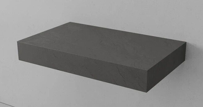 Unit 80 Velvex столешница под раковину графит для ванной комнаты