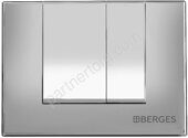 Berges Novum S2 хром матовый клавиша для инсталляции